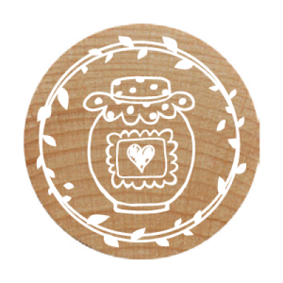 Ștampilă Woodies Borcan marmeladă_W26005