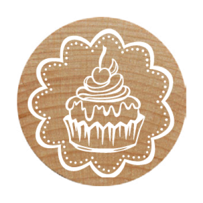 Ștampilă Woodies Brioșă_W26007