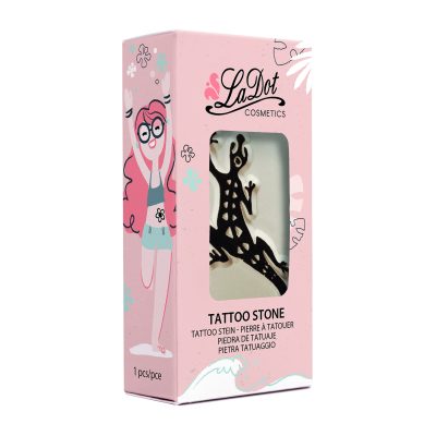 Ștampilă ceramică tatuaje temporare LaDot Cosmetics, M – Șopârlă