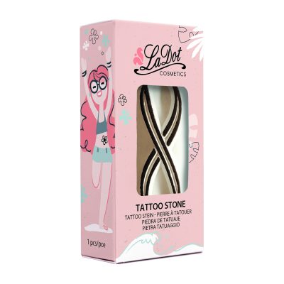 Ștampilă ceramică tatuaje temporare LaDot Cosmetics, M – Simbol infinit