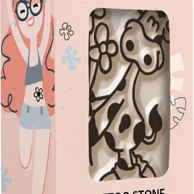 Ștampilă ceramică tatuaje temporare LaDot Cosmetics, M – Văcuță