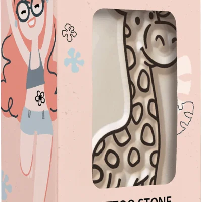 Ștampilă ceramică tatuaje temporare LaDot Cosmetics, M – Girafă