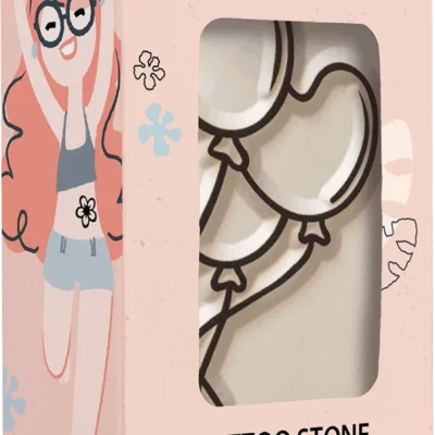 Ștampilă ceramică tatuaje temporare LaDot Cosmetics, M – Baloane