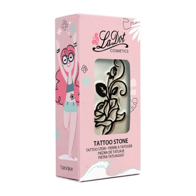 Ștampilă ceramică tatuaje temporare LaDot Cosmetics, M – Trandafir mare