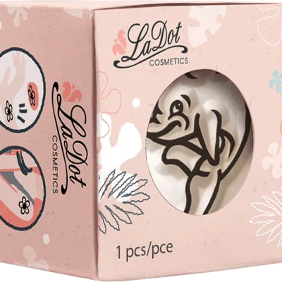 Ștampilă ceramică tatuaje temporare LaDot Cosmetics, S – Delfin