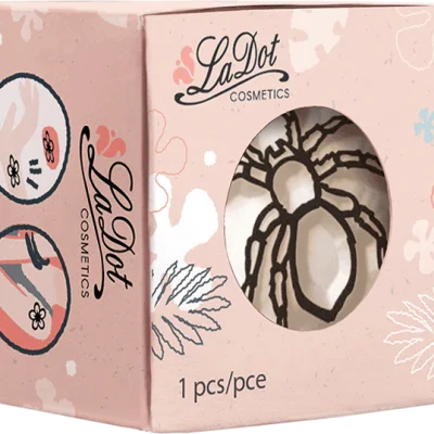 Ștampilă ceramică tatuaje temporare LaDot Cosmetics, S – Păianjen