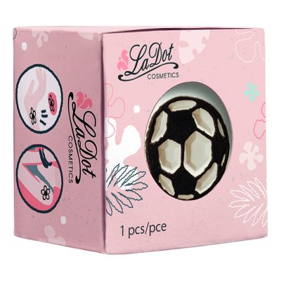 Ștampilă ceramică tatuaje temporare LaDot Cosmetics, S – Minge fotbal