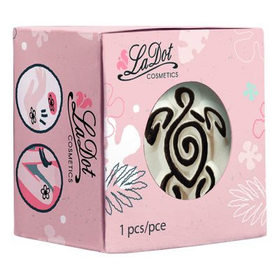 Ștampilă ceramică tatuaje temporare LaDot Cosmetics, S – Țestoasă