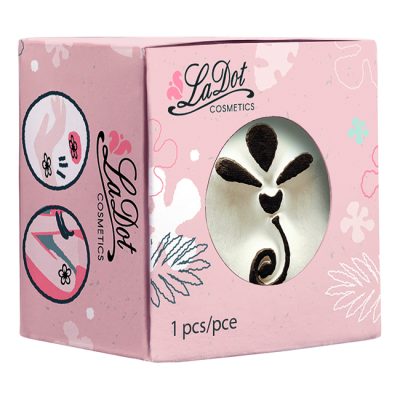 Ștampilă ceramică tatuaje temporare LaDot Cosmetics, S – Crenguță