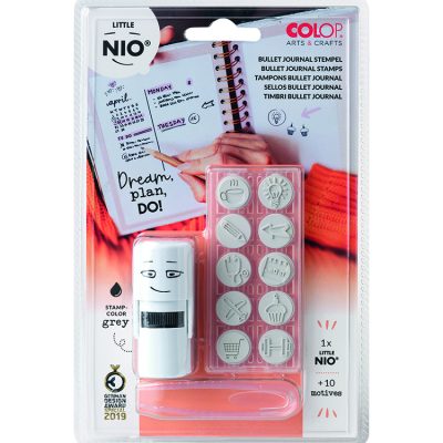 Ștampilă cu set de amprente Little NIO Jurnal