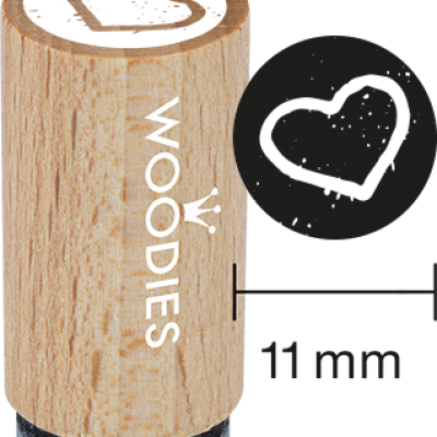 Ștampilă Mini Woodies Inima – WM0404