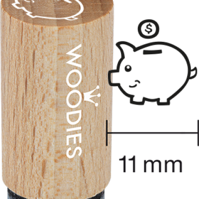 Ștampilă Mini Woodies Pușculiță – WM2001