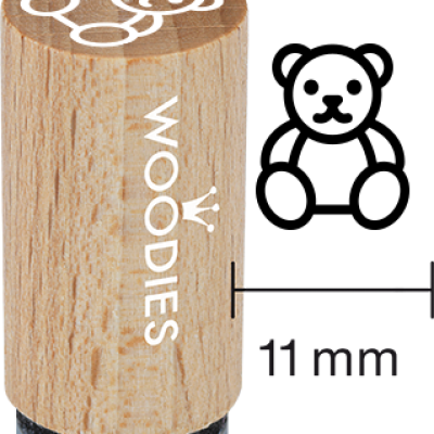 Ștampilă Mini Woodies Ursuleț de pluș – WM2021