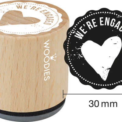 Ștampilă Woodies We’re engaged – WE3002
