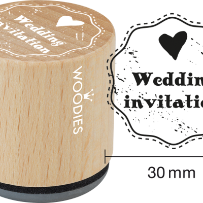 Ștampilă Woodies Wedding Invitation – WE3005