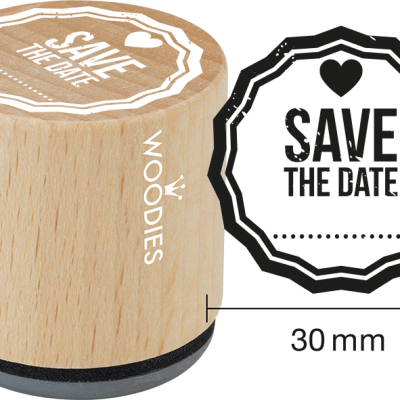 Ștampilă Woodies Save the date – WE3007