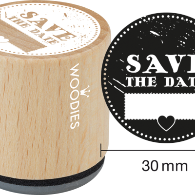 Ștampilă Woodies Save the date – WE3008