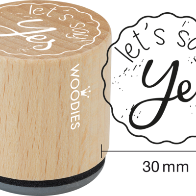Ștampilă Woodies Let’s say yes – WE3010