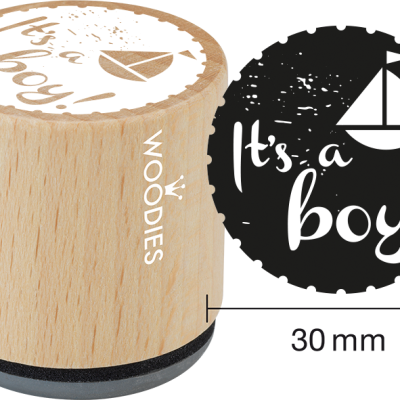 Ștampilă Woodies It’s a Boy – WE6002