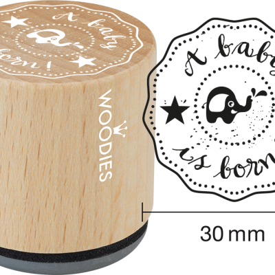 Ștampilă Woodies A baby is born – WE6006
