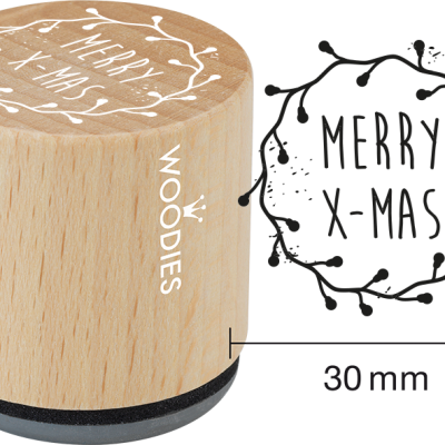 Ștampilă Woodies Merry X-Mas – WE7009