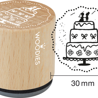 Ștampilă Woodies Wedding Cake – W18006