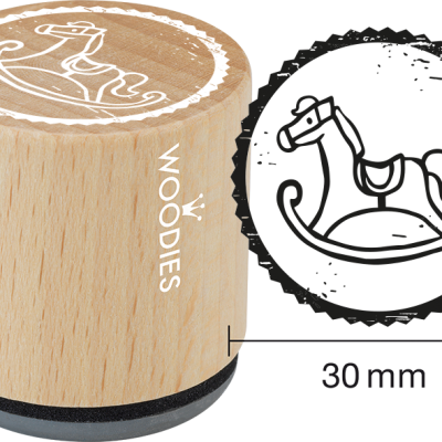 Ștampilă Woodies Căluț de lemn – W20006