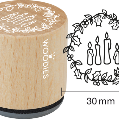 Ștampilă Woodies 4 lumânări – W21004
