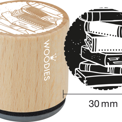 Ștampilă Woodies Cărți – W22001