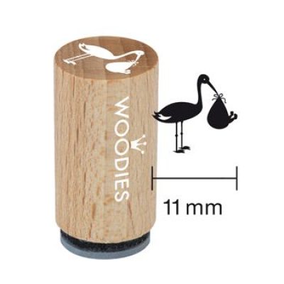 Ștampilă Mini Woodies Barza – WM0608