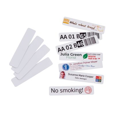 Carduri adezive COLOP e-mark din PVC – 18 x 80 mm