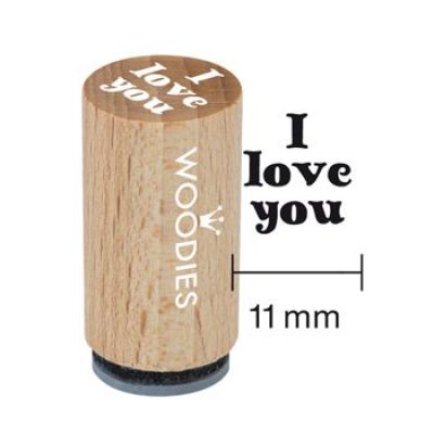 Ștampilă Mini Woodies I love you – WM0402