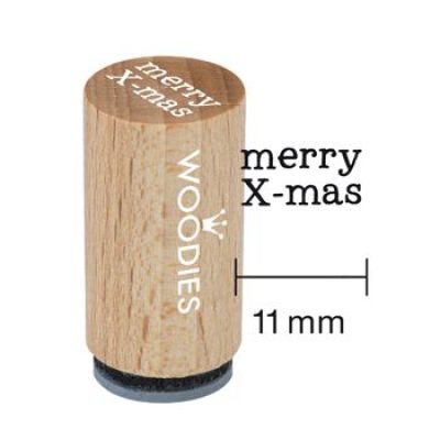 Ștampilă Mini Woodies Merry X-mas – WM0703