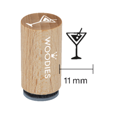Ștampilă Mini Woodies Pahar cocktail – WM1303